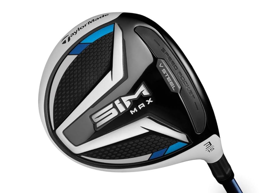 TaylorMade SIM MAX 5W 18° VENTUS TaylorMade Golf SIM MAX 5 Wood (18* Regular VENTUS BLUE 6